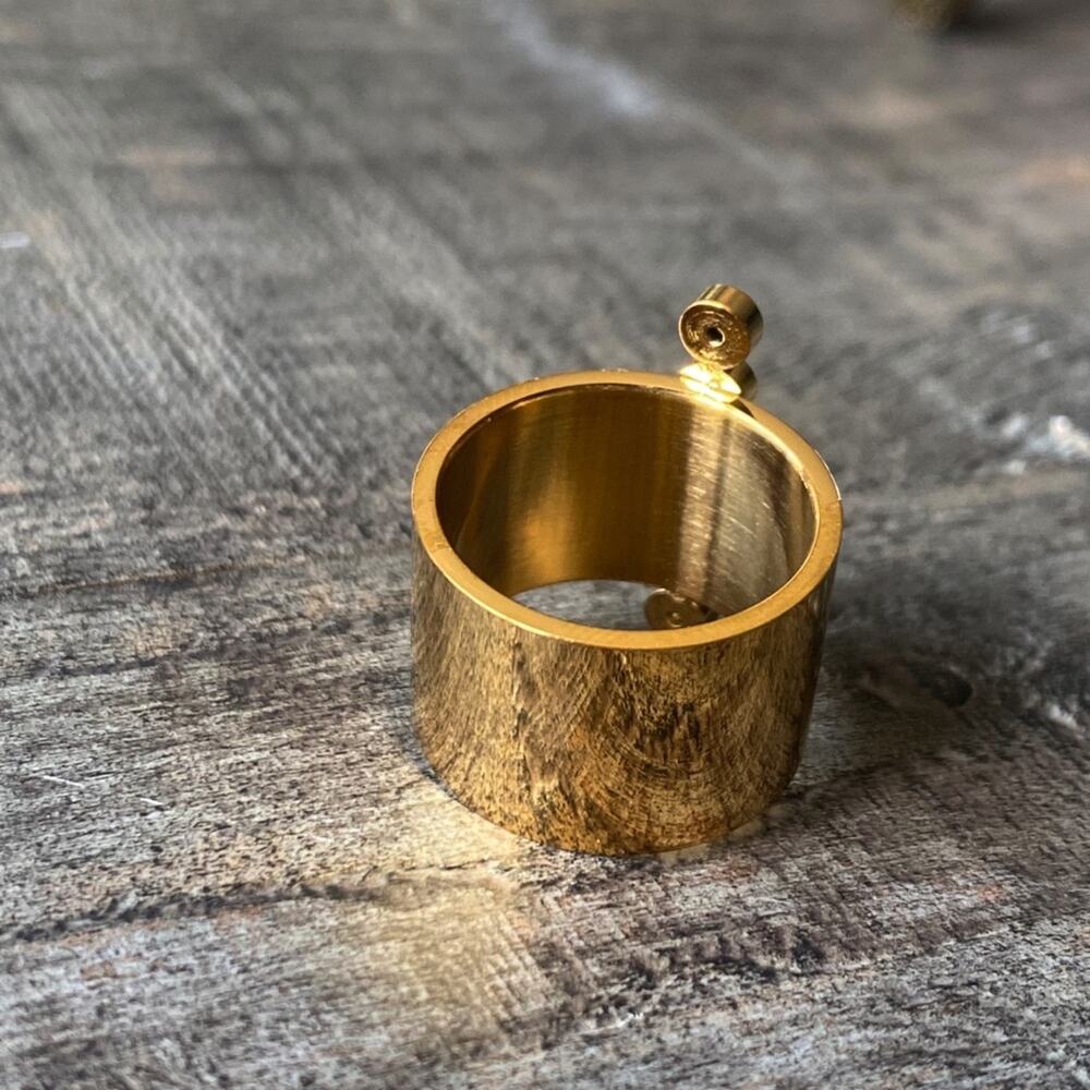 NEW Chakra Gold Statement Ring - Picture 10 of 16